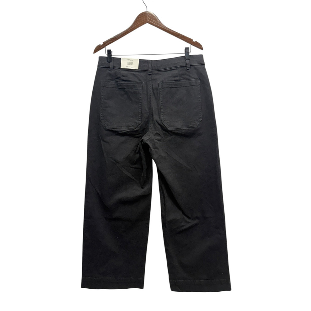 Everlane The Utility High Rise Wide-Leg Pants in Black size 6R New - Picture 3 of 8